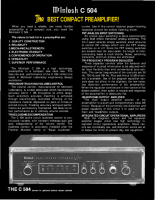 McIntosh C-504 - Brochure 